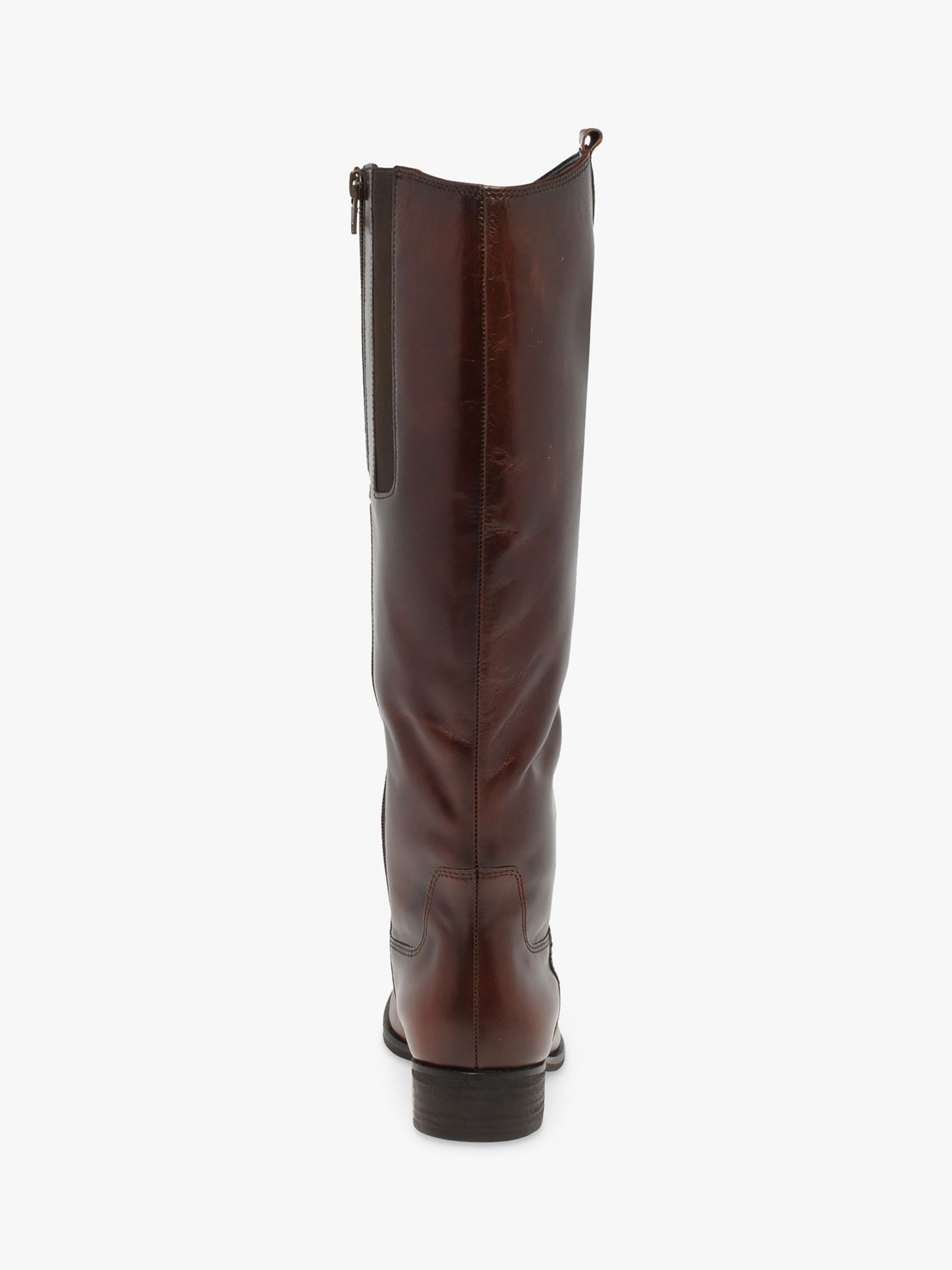 Gabor Brook Medium Length Leather Boots, Sattel at Lewis & Partners