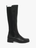 Gabor Naples Leather Riding Boots, Black