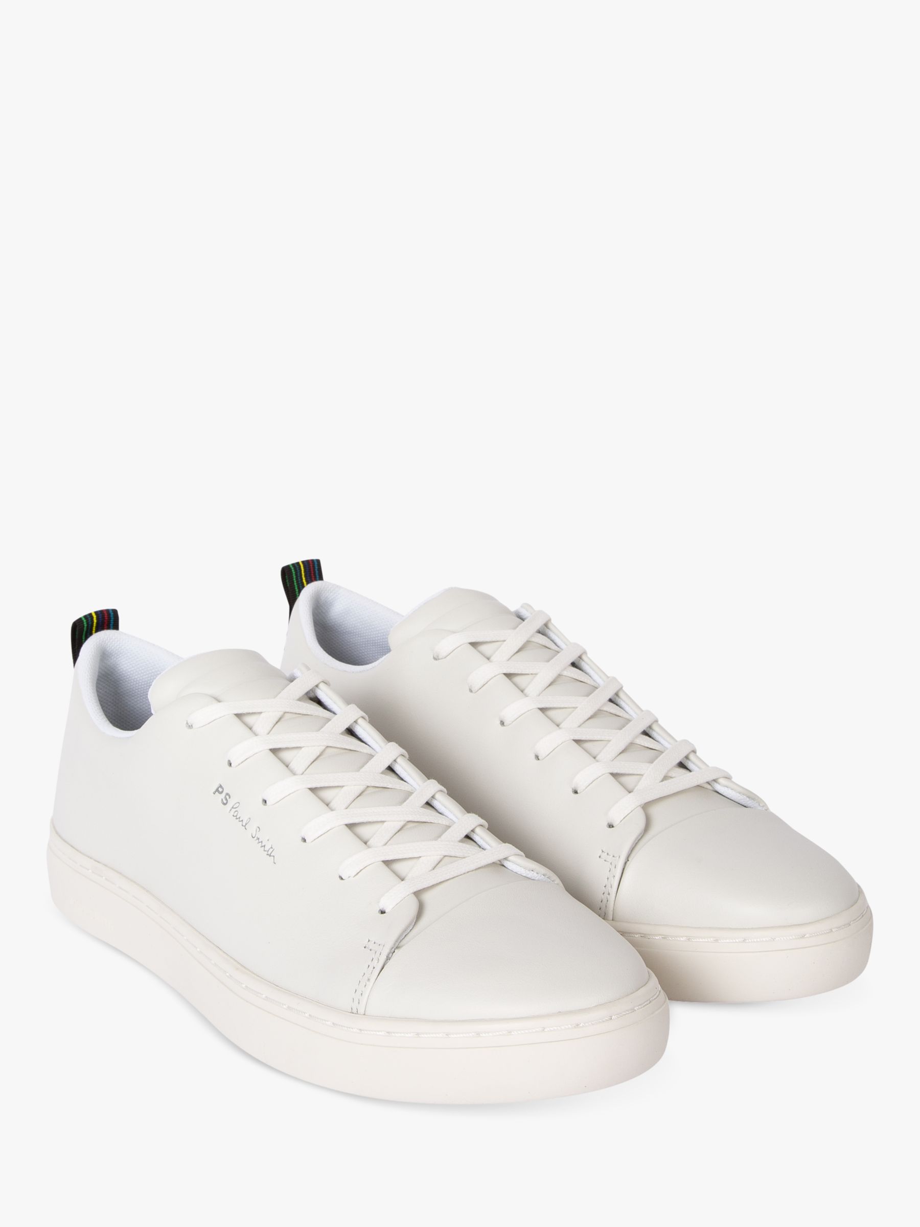 Paul Smith Lee Cupsole Trainers, White, 7
