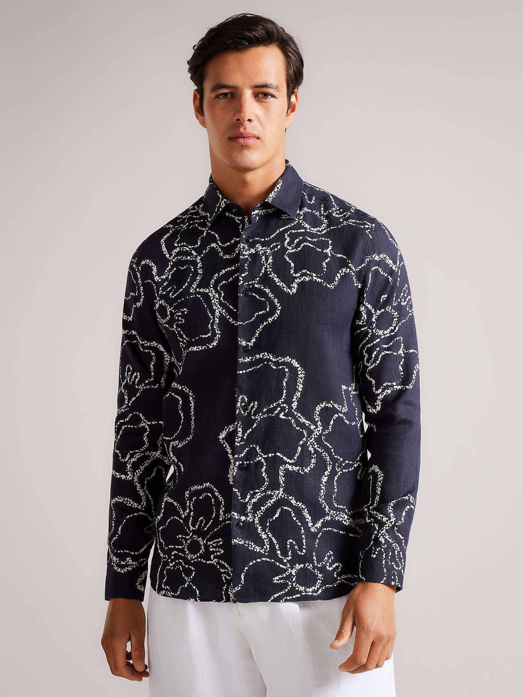 Fashion Shirts Batik Shirts H&M Batik Shirt allover print casual look 