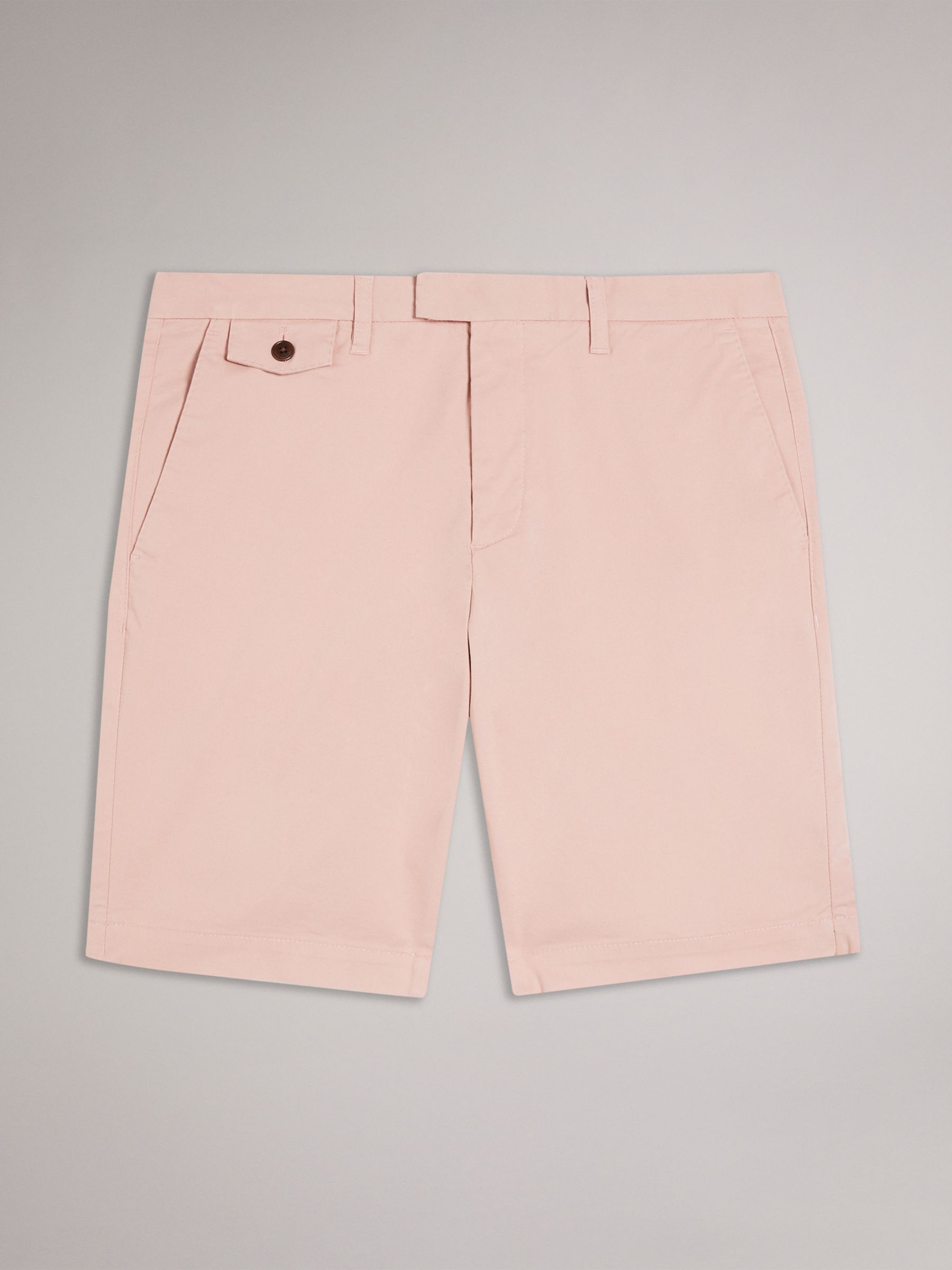 Ted Baker Ashfrd Chino Shorts, Pink, 28R