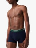 Lacoste Contrast Waistband Trunks, Pack of 3