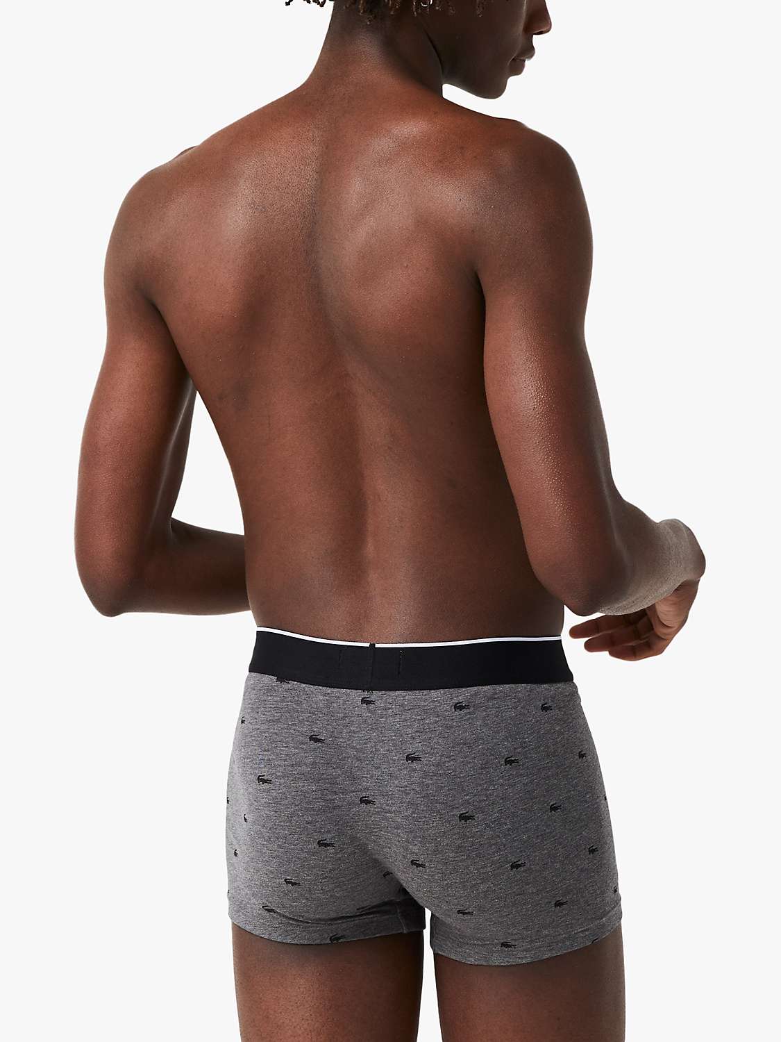 Buy Lacoste Signature Trunks, Pack of 3 Online at johnlewis.com