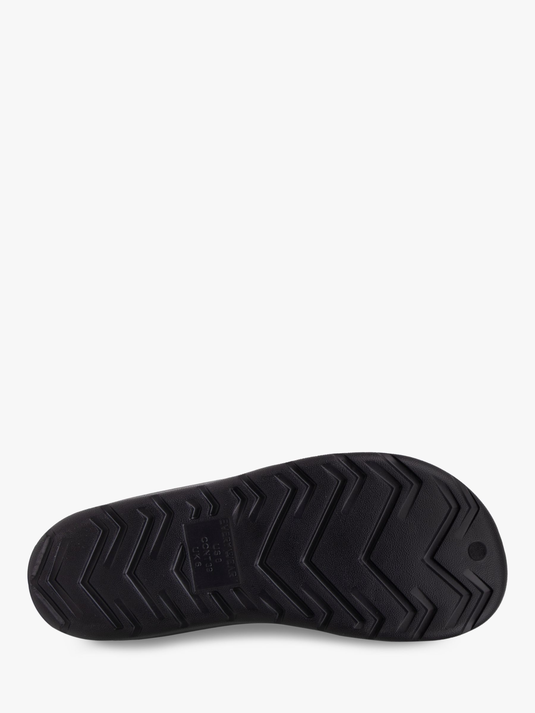 totes SOLBOUNCE Cross Strap Slider Sandals, Black at John Lewis & Partners
