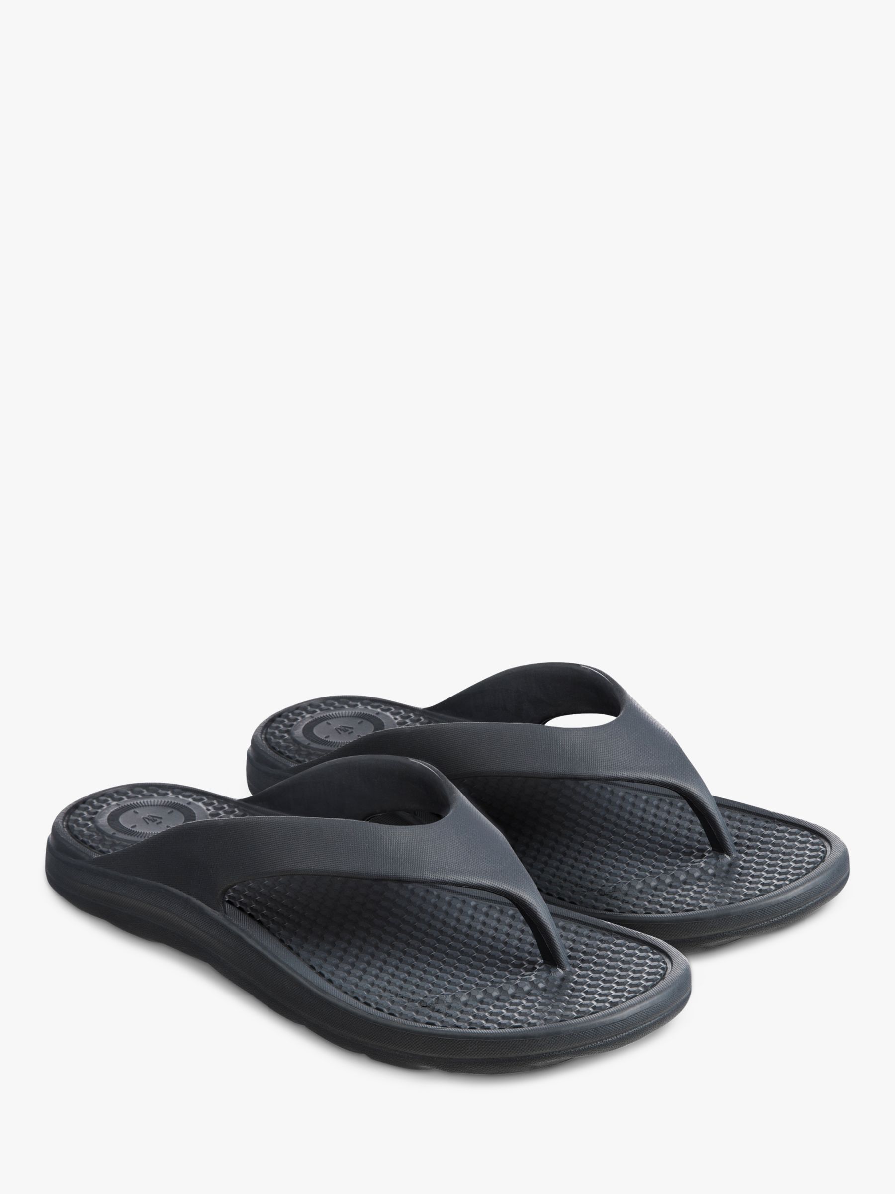 totes SOLBOUNCE Toe Post Sandals, Mineral at John Lewis & Partners