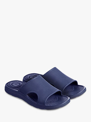totes SOLBOUNCE Vented Slider Sandals, Navy