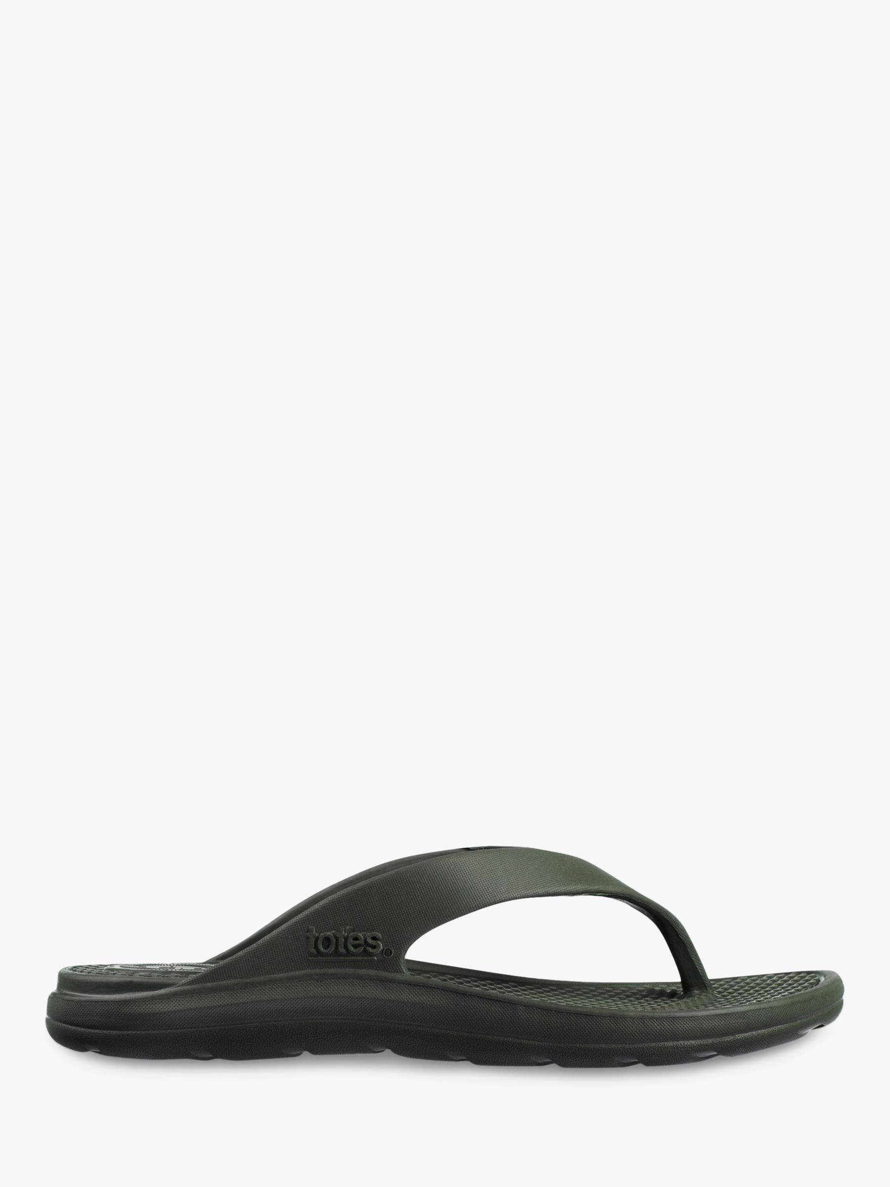 totes SOLBOUNCE Toe Post Sandals, Loden, 7