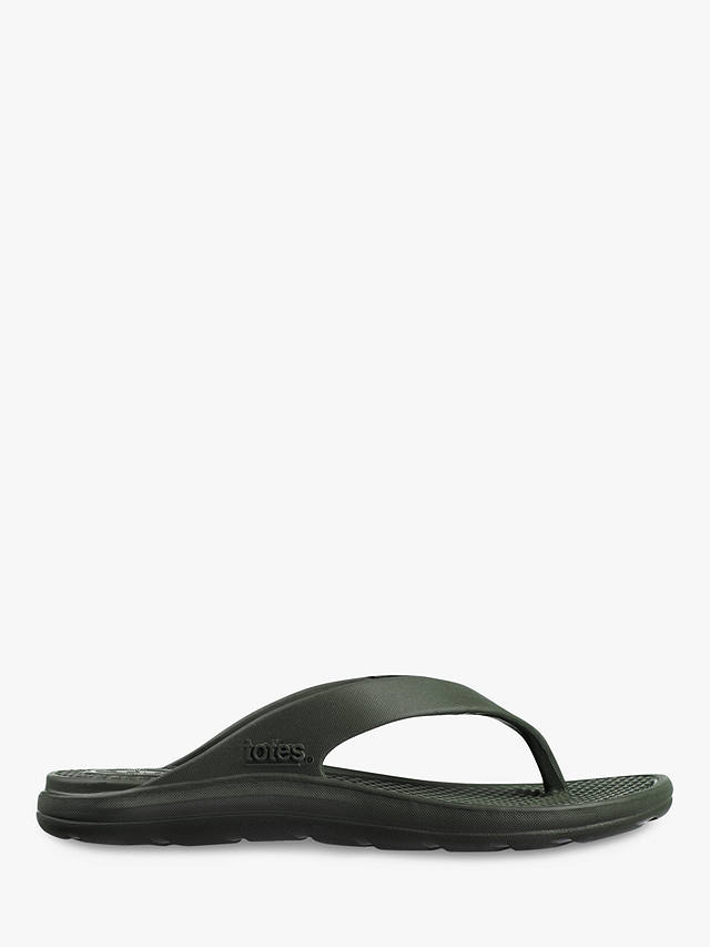 totes SOLBOUNCE Toe Post Sandals, Loden