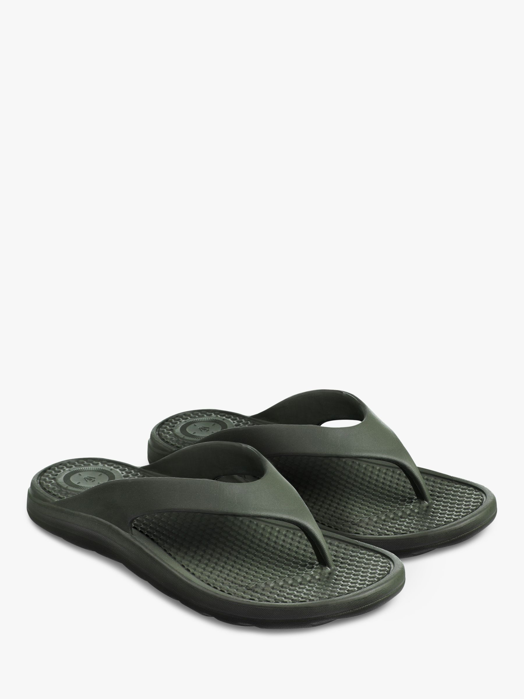 totes SOLBOUNCE Toe Post Sandals, Loden, 7