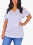 Live Unlimited Asymmetric Double Layer Top, Lilac