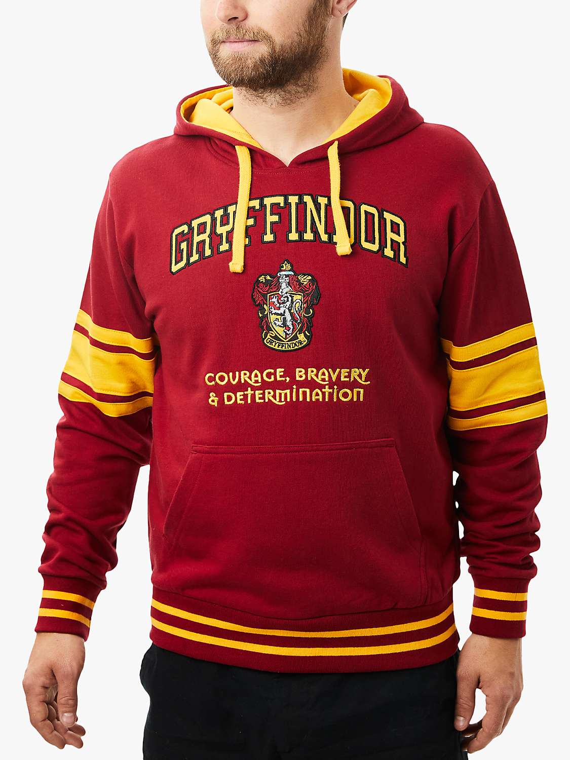 Buy Fabric Flavours Harry Potter Gryffindor House Hoodie Online at johnlewis.com