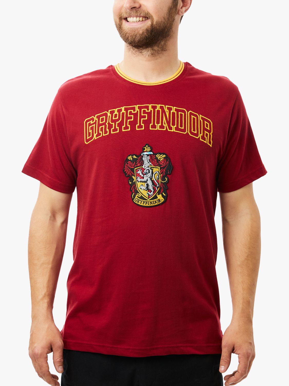 Fabric Flavours Harry Potter Gryffindor House T-Shirt, Red, XS