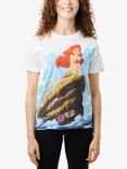 Fabric Flavours Disney The Little Mermaid Part Of Your World T-Shirt, White