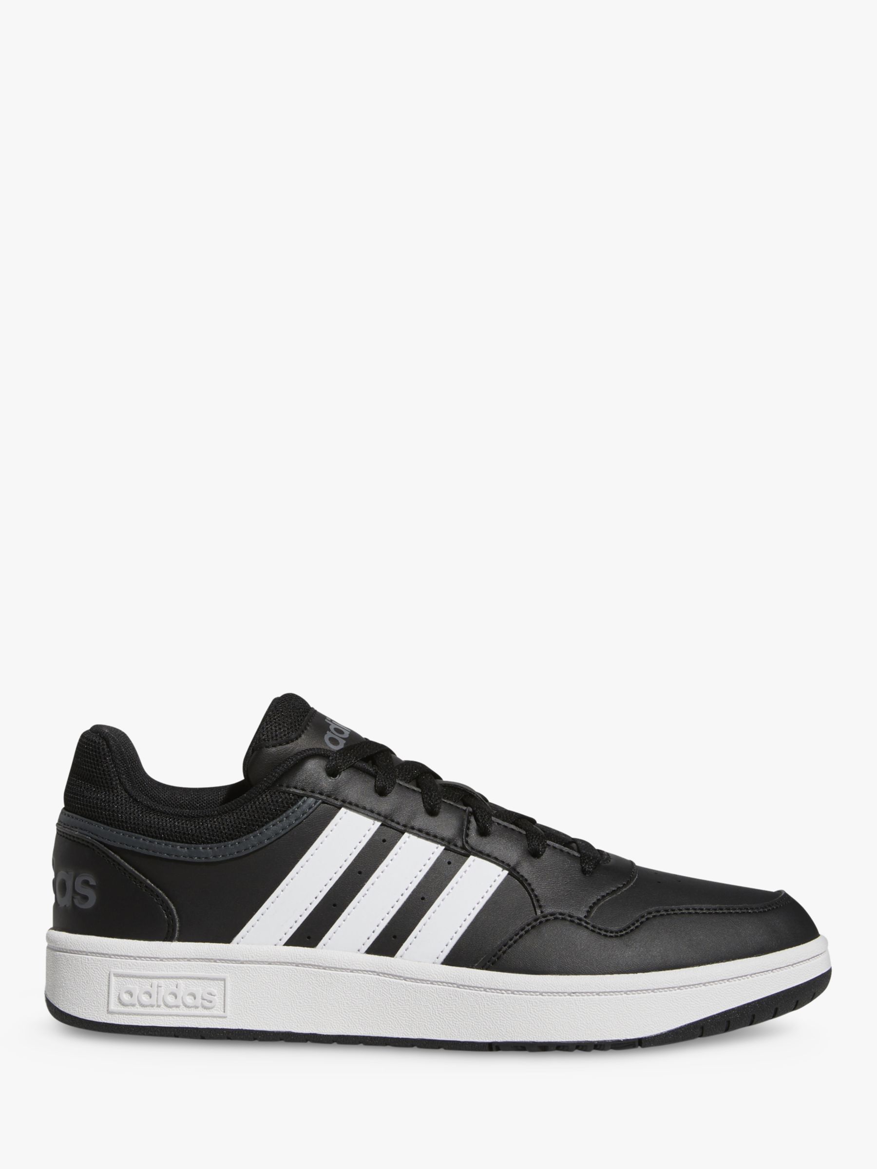 adidas Hoops 3.0 Men's Trainers, Black/White, 9