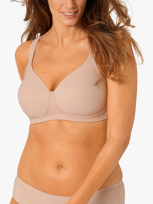 Triumph Modern Soft + Cotton Bra, Natural Beige