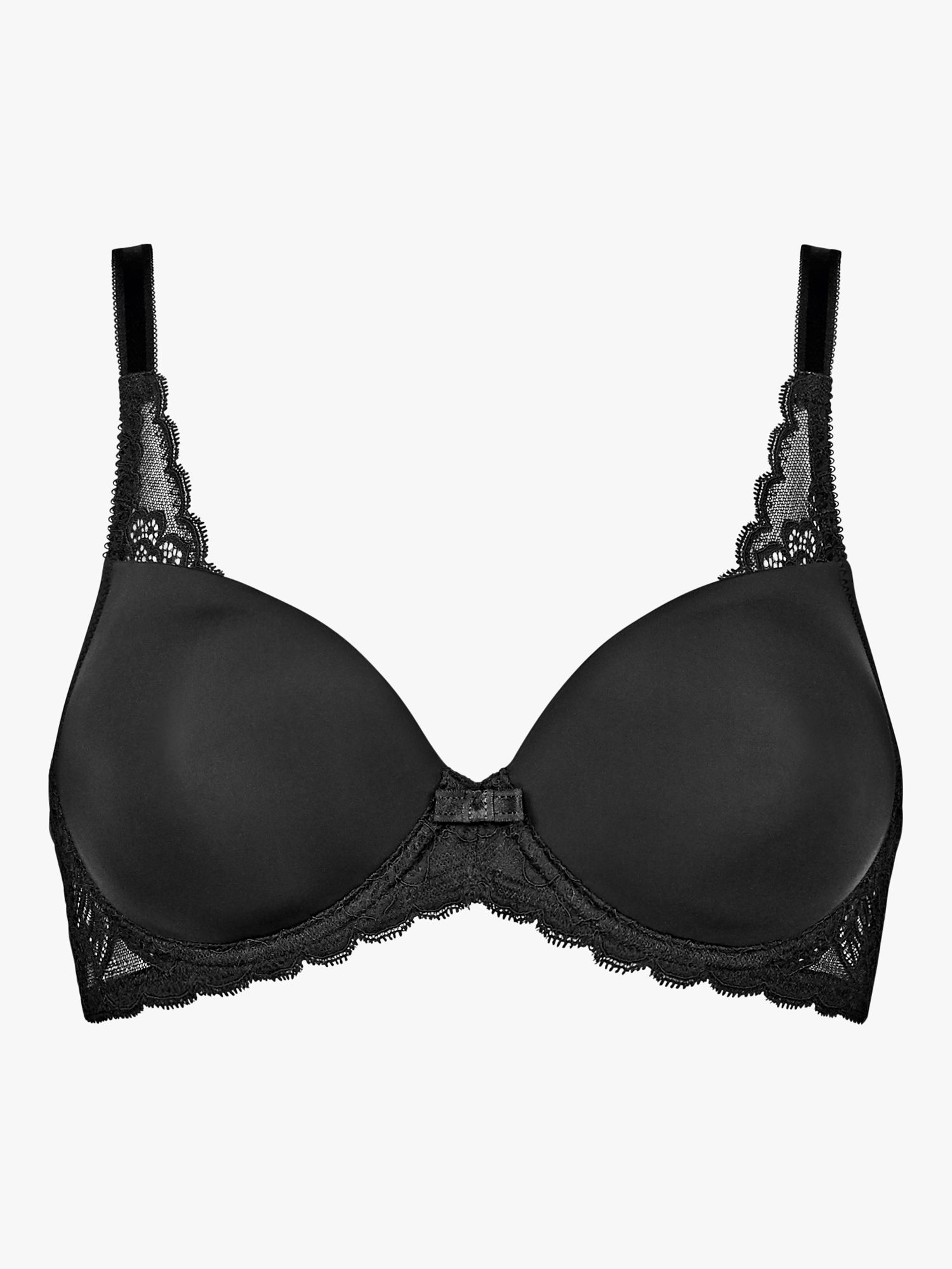 Buy Triumph T-Shirt Bra 77 Invisible Wired Padded Multi-Purpose Everyday Bra  - Black online