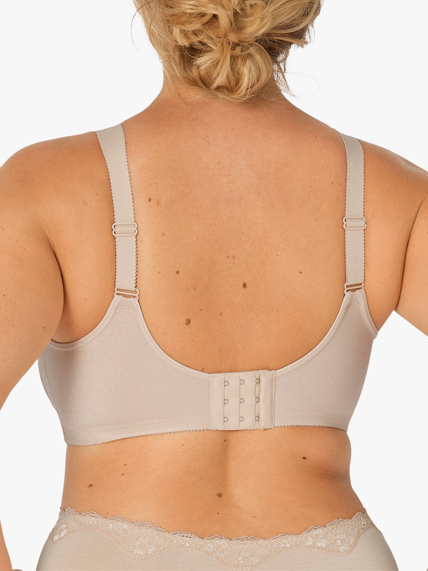 Triumph Essential Minimizer Underwired Bra, Orchid at John Lewis & Partners