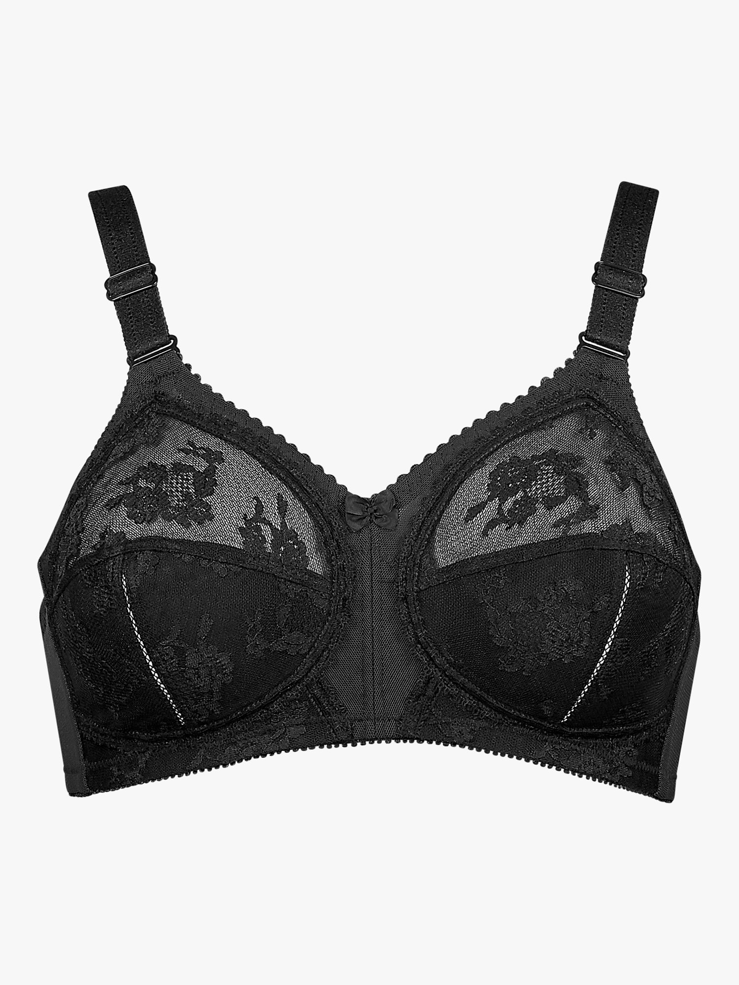 Triumph Doreen Non Wired Bra Black At John Lewis And Partners