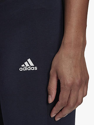 adidas LOUNGEWEAR Essentials High-Waisted Logo Leggings, Legend Ink/White