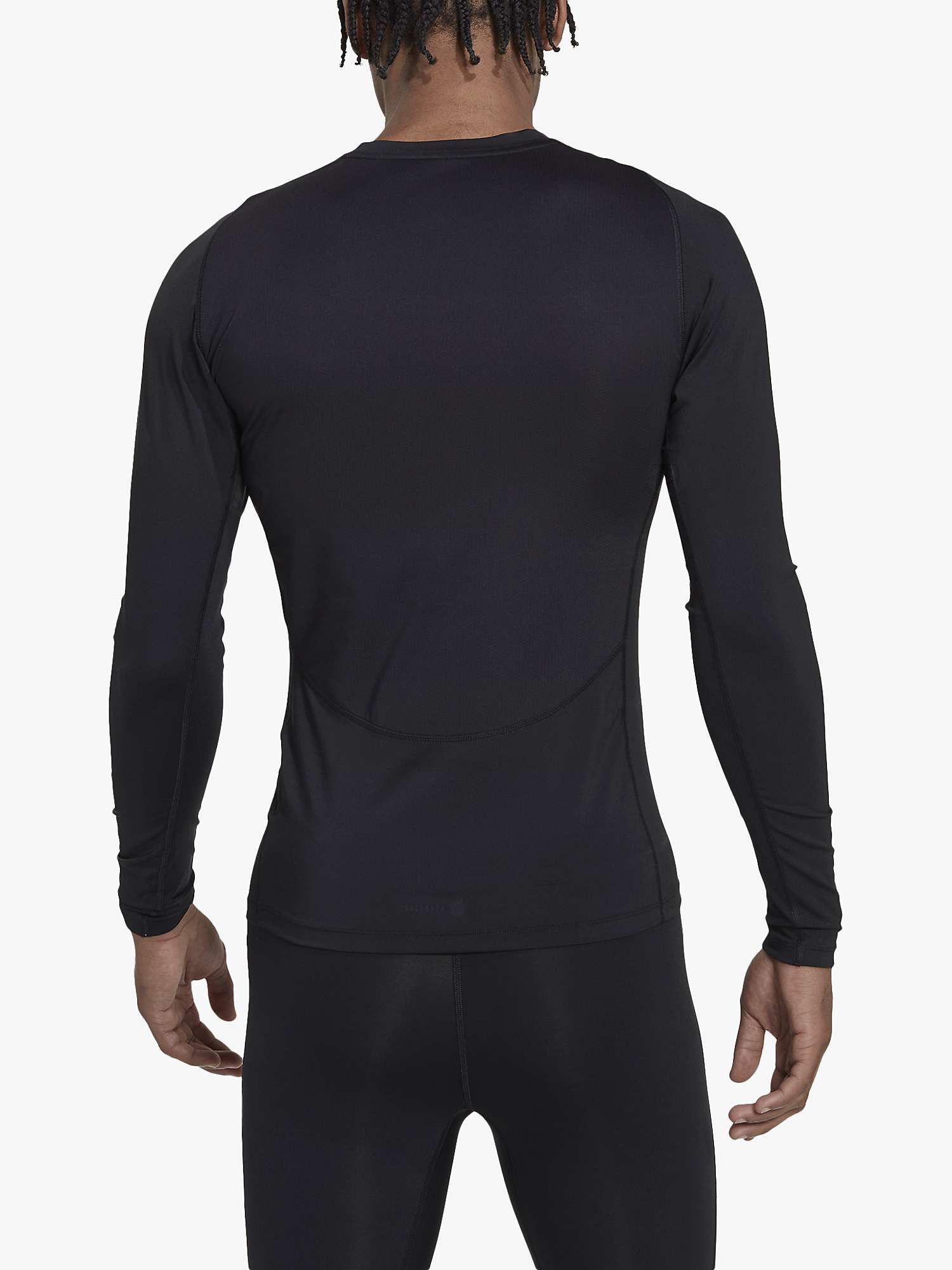 Buy adidas Techfit Long Sleeve Compression Gym Top Online at johnlewis.com