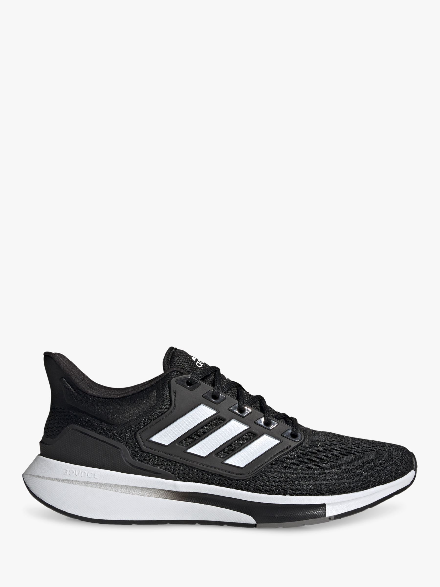 adidas EQ21 Run Men's Running Shoes, Core Black/Cloud White/Grey Four, 8