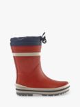 Start-Rite Kids' Puddle Wellington Boots, Red Plain