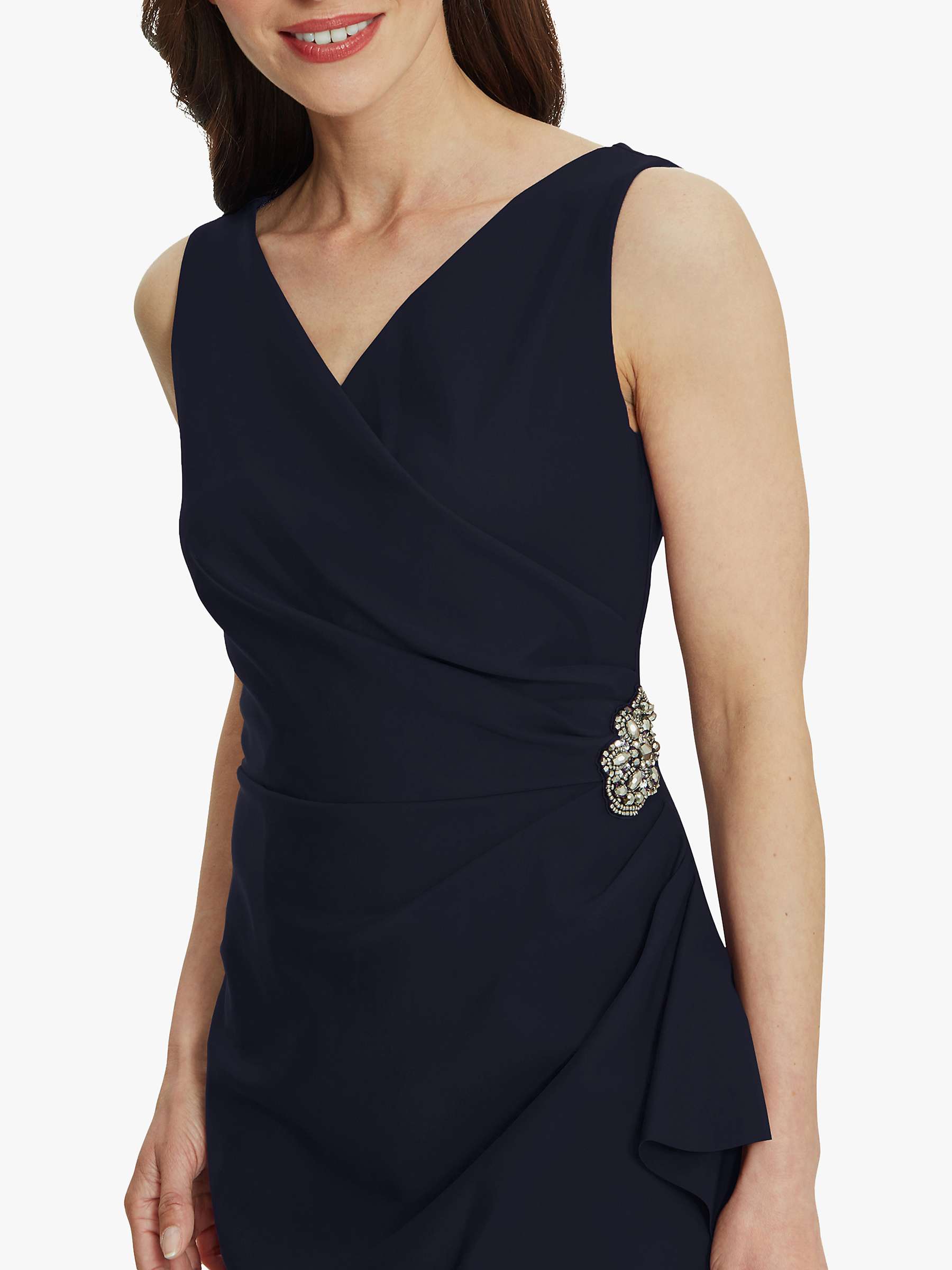 Buy Gina Bacconi Sherry Crystal Embellishment Wrap Dress Online at johnlewis.com