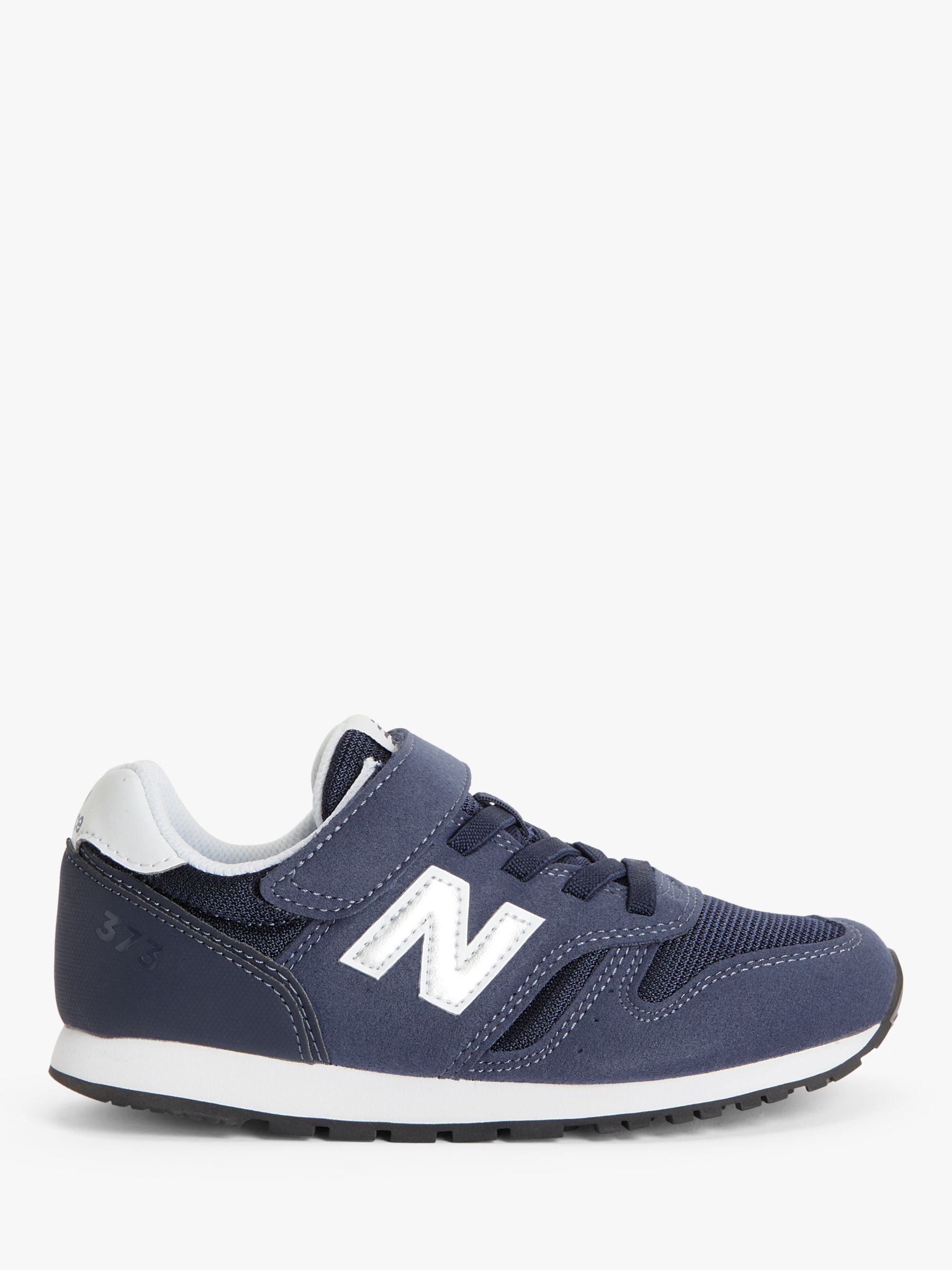 New Balance Kids' 373 Bungee Lace with Velcro Top Strap Trainers, Natural Indigo, 12 Jnr