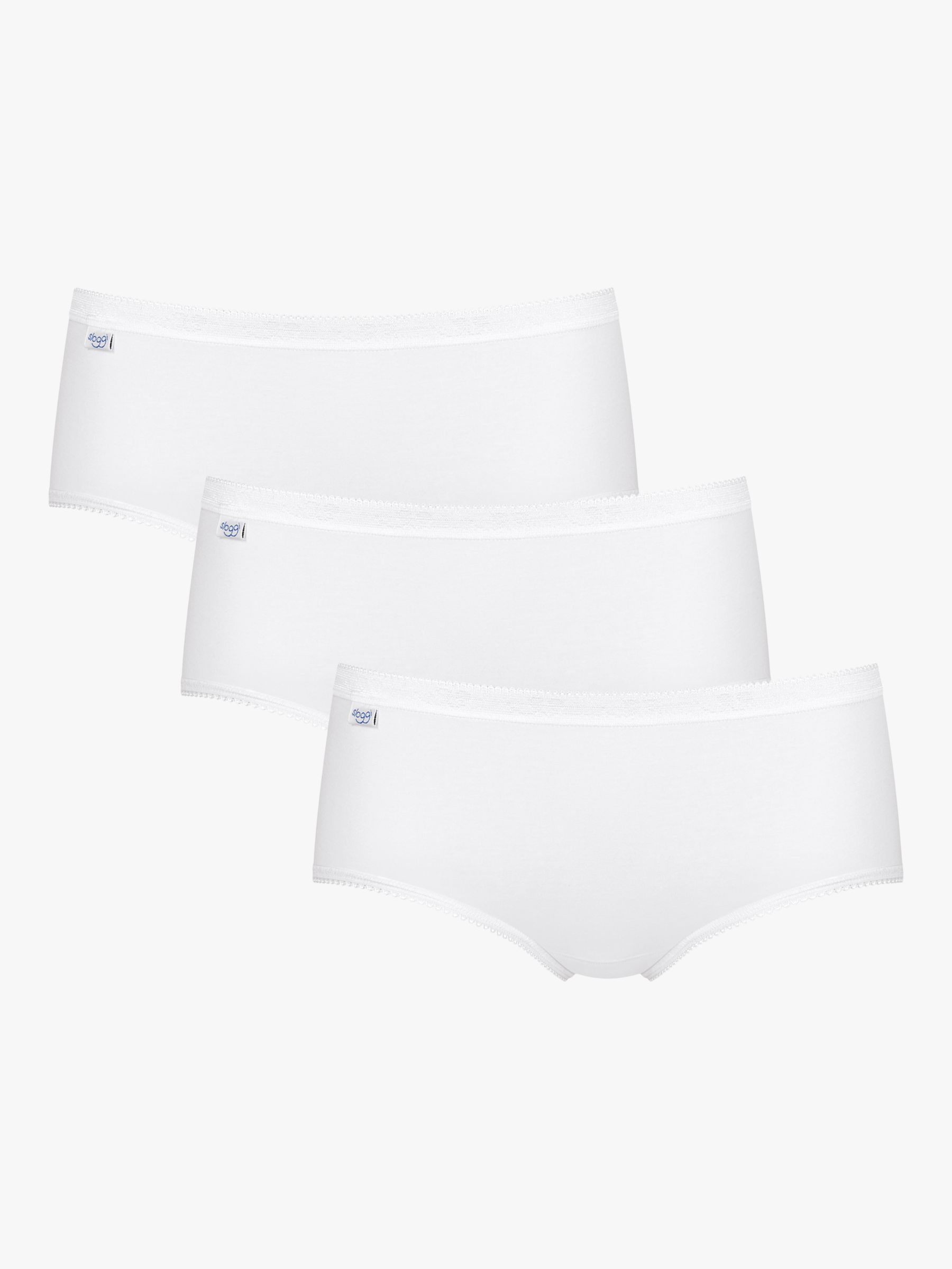 Cantaloop Caesarean Section Briefs, Pack of 2, White/Black