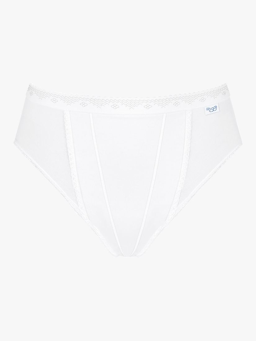 sloggi Tai Control Knickers, Pack of 2, White at John Lewis & Partners