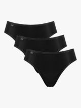 sloggi Double Comfort Maxi Knickers, Pack of 2, Black at John Lewis &  Partners