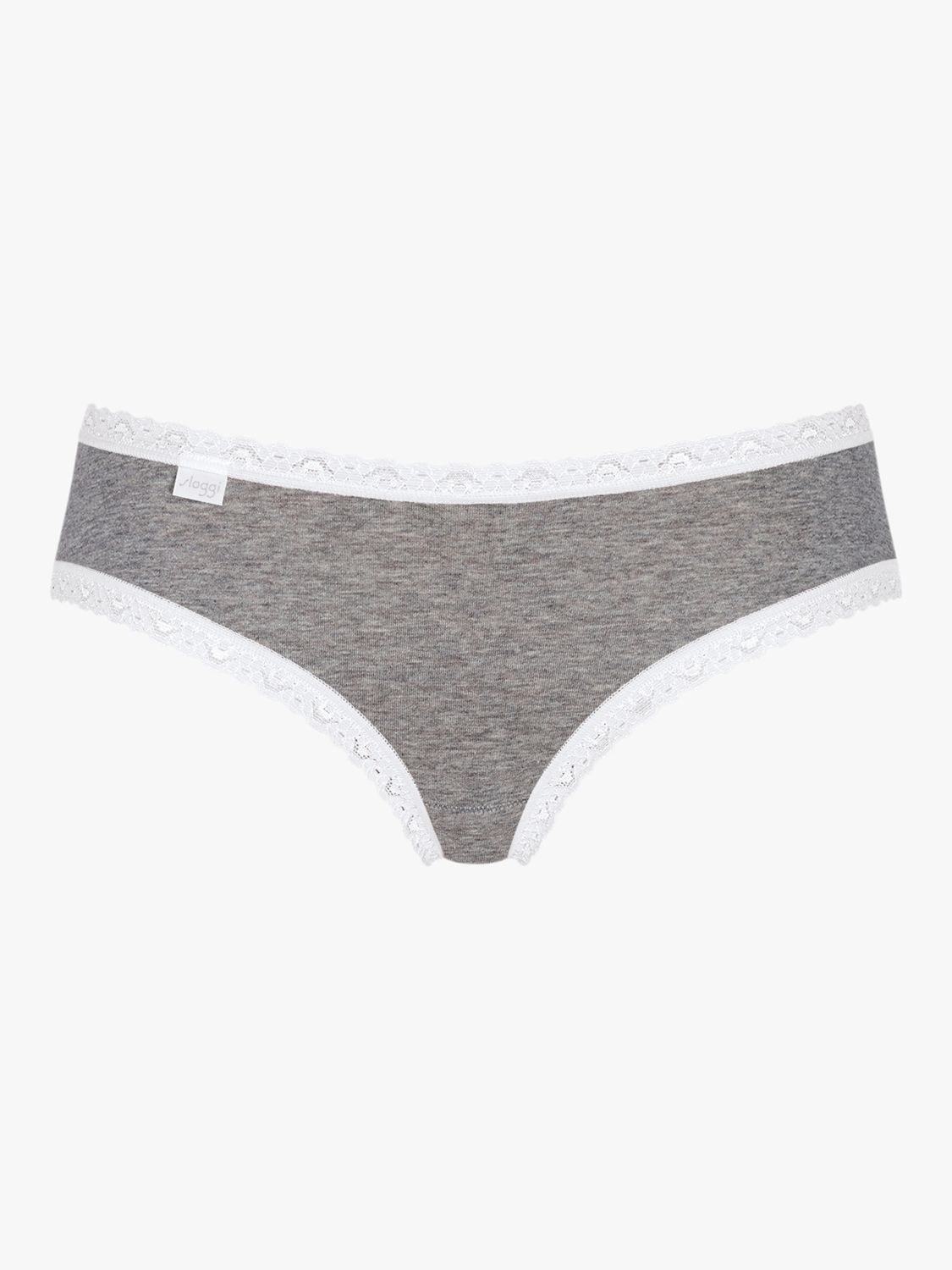 sloggi 24/7 Weekend Hipster Knickers, Pack of 3, White - Light Combination, 8