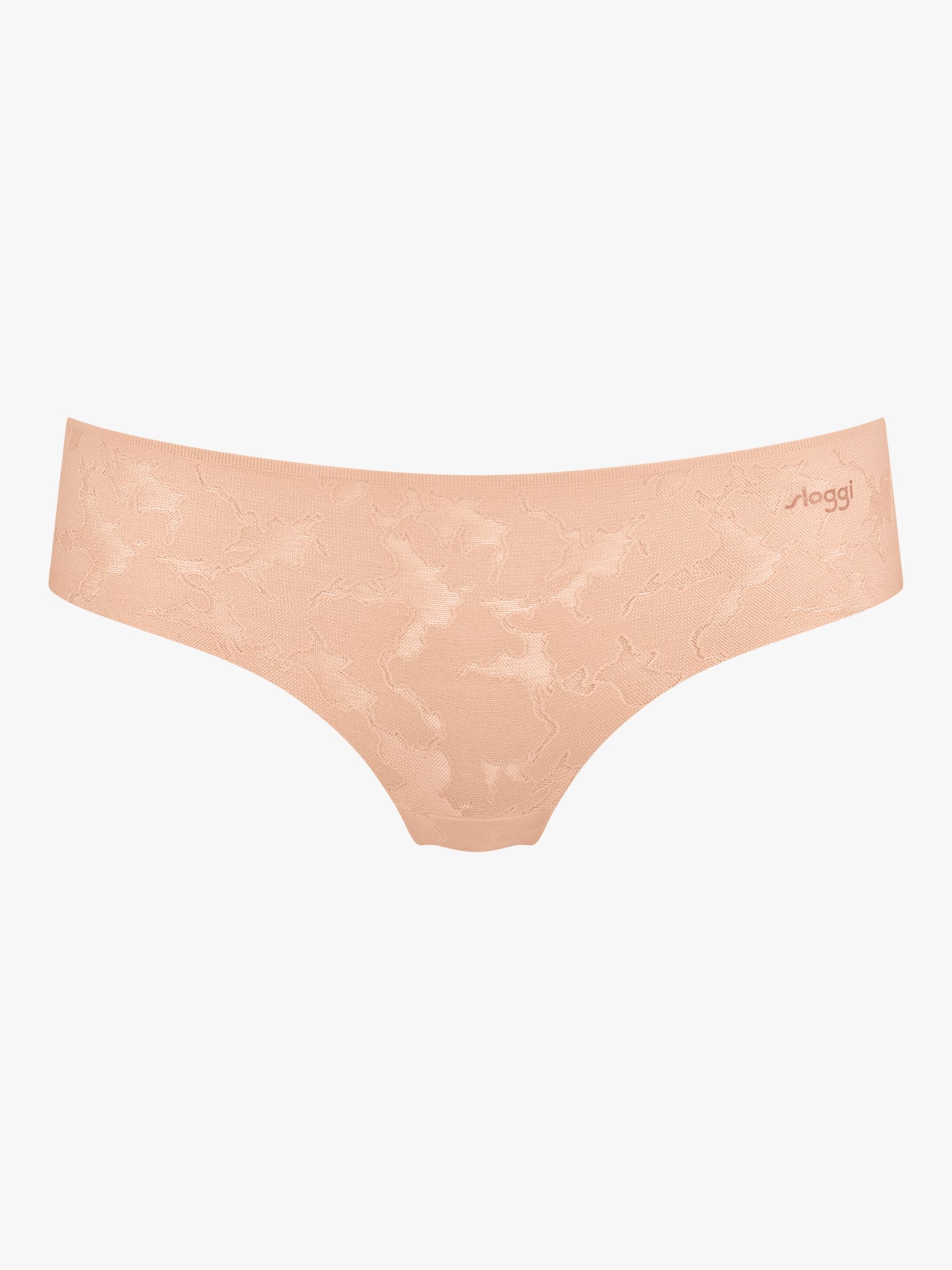 sloggi ZERO Lace 2.0 Hipster Knickers, Light Brown, S