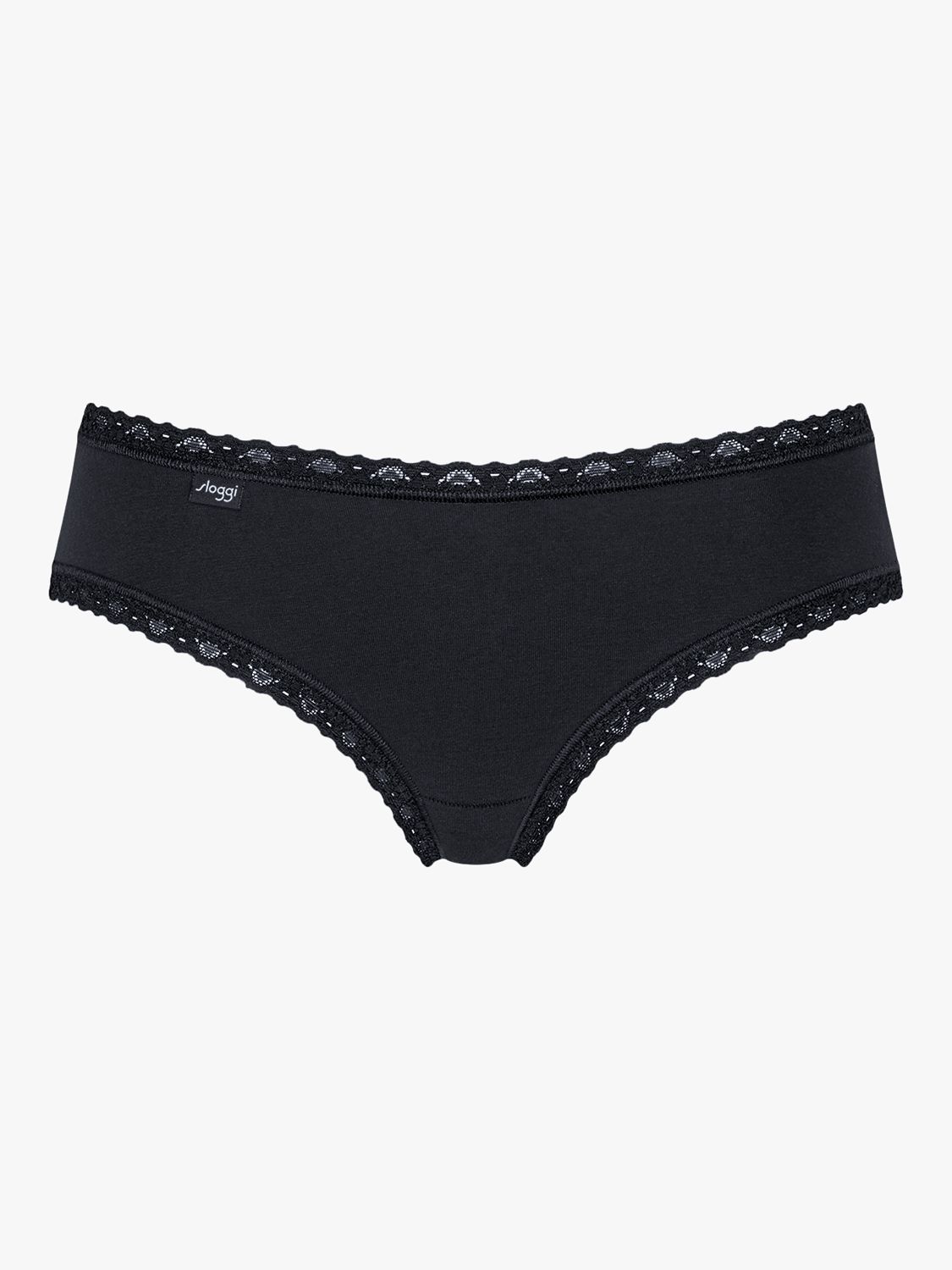 sloggi 24/7 Weekend Hipster Knickers, Pack of 3, Black Combination, 8