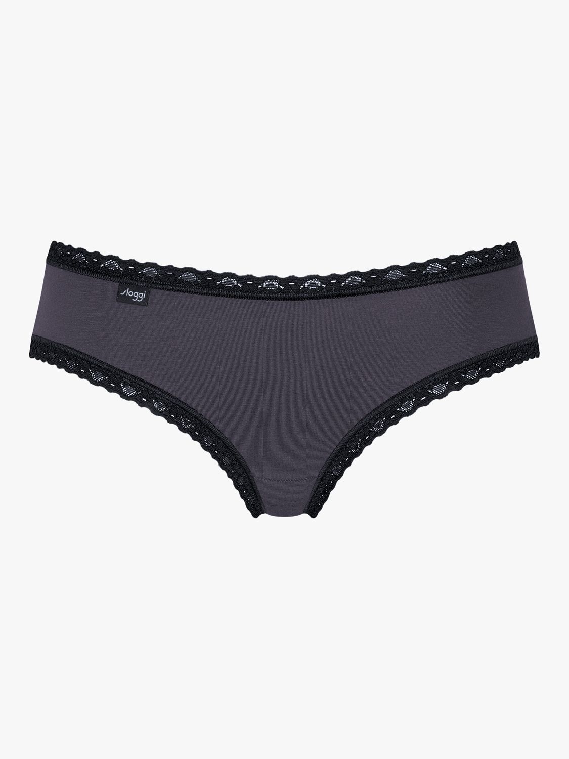 sloggi 24/7 Weekend Hipster Knickers, Pack of 3, Black Combination, 8