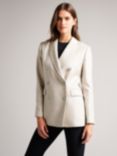 Ted Baker Pyxie Double Breasted Blazer, Nude