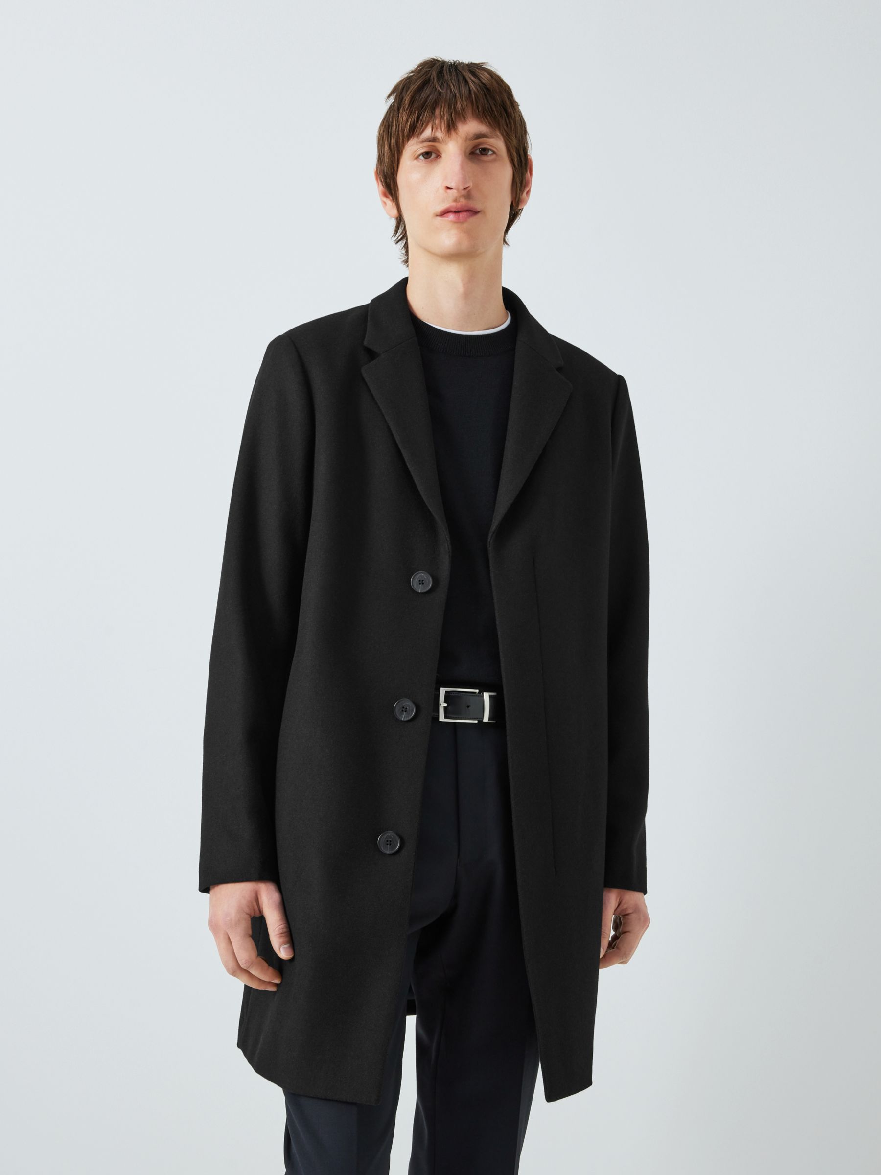 Tall Women's LTS Black Long Formal Coat