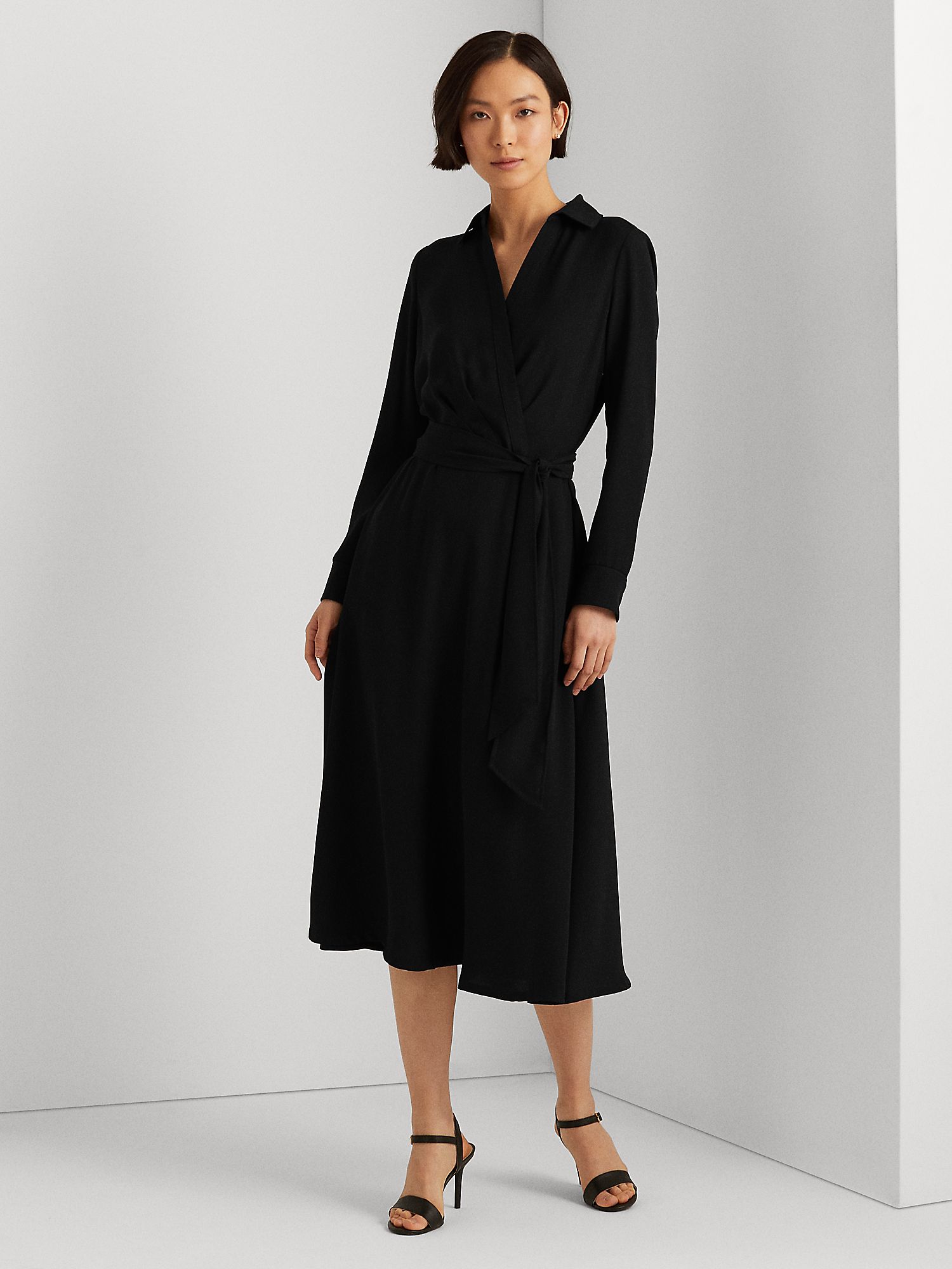 Ralph Lauren Rowella Dress, Black at John Lewis & Partners