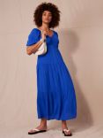 Mint Velvet Tiered Boho Maxi Dress, Blue