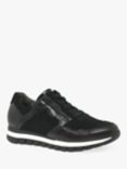 Gabor Willett Wide Fit Contrast Leather Panel Trainers