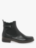 Gabor Nolene Leather Chelsea Boots, Black