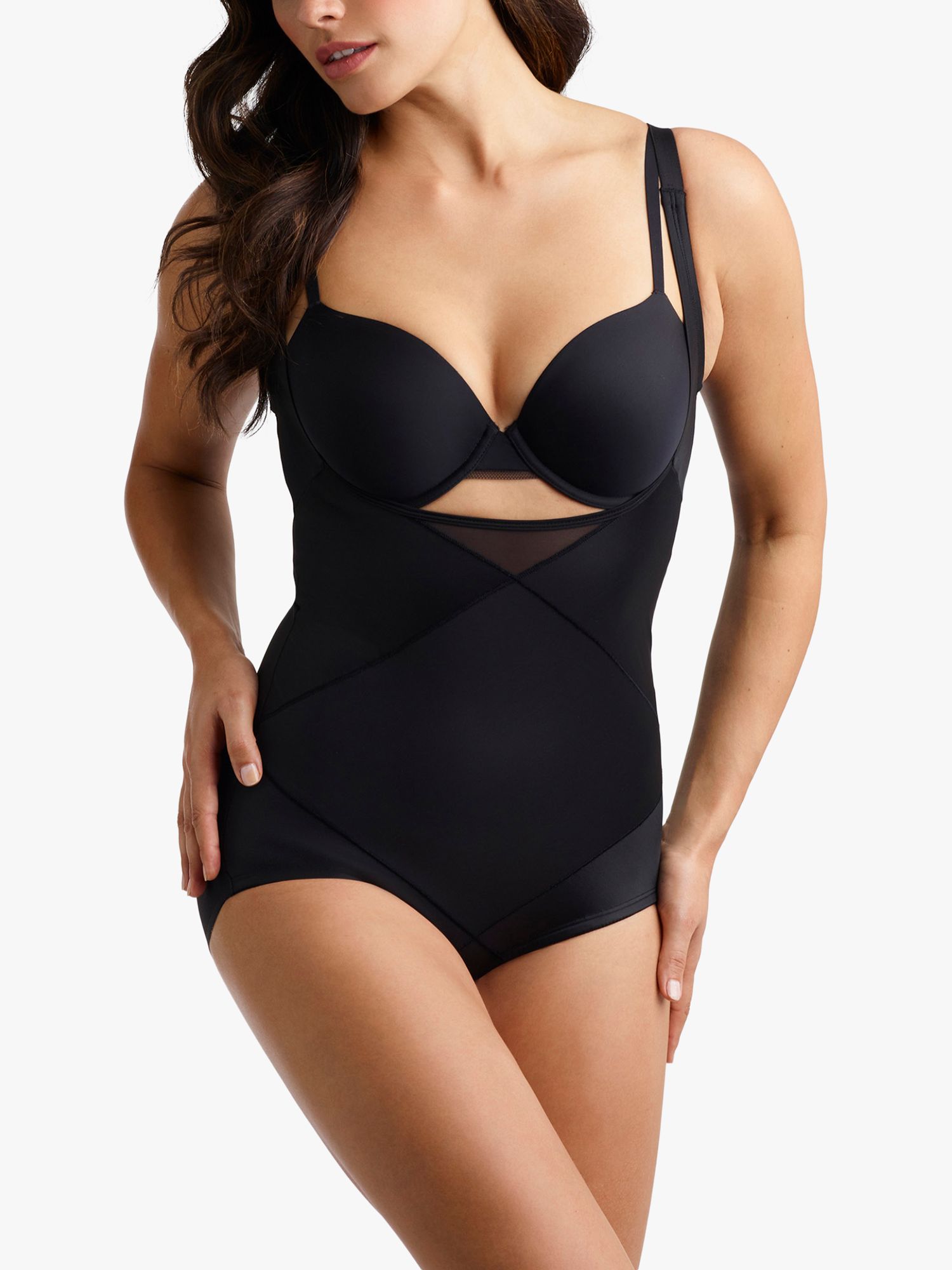 Miraclesuit Wear Your Own Bra Tummy Tuck Bodybriefer, Black at John Lewis &  Partners