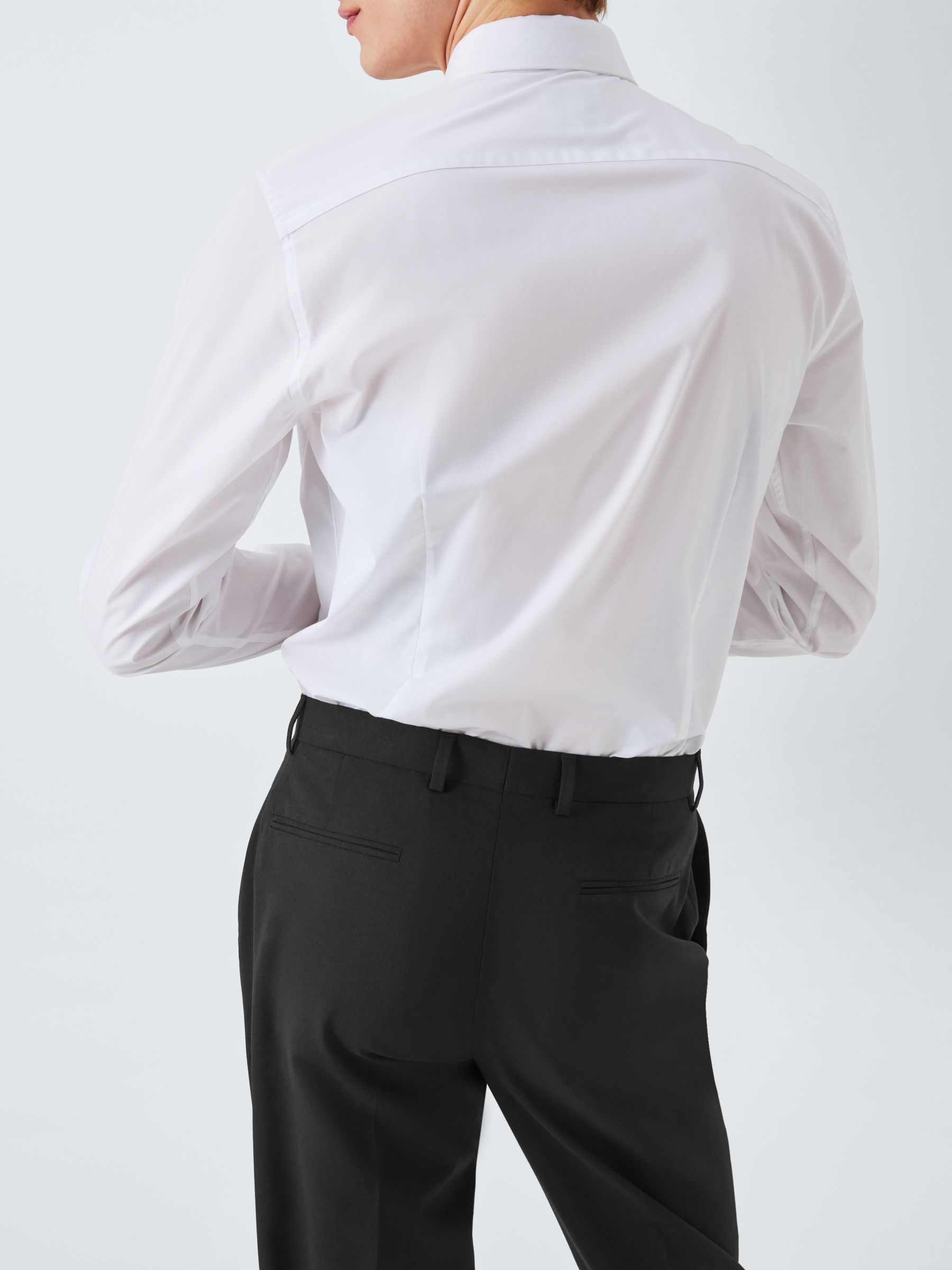Buy Kin Wool Blend Slim Fit Suit Trousers, Black Online at johnlewis.com