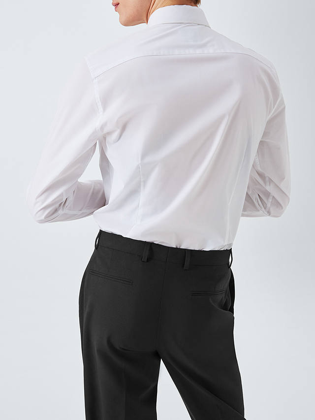 Kin Wool Blend Slim Fit Suit Trousers, Black