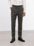John Lewis Barberis Saxony Regular Fit Suit Trousers, Taupe