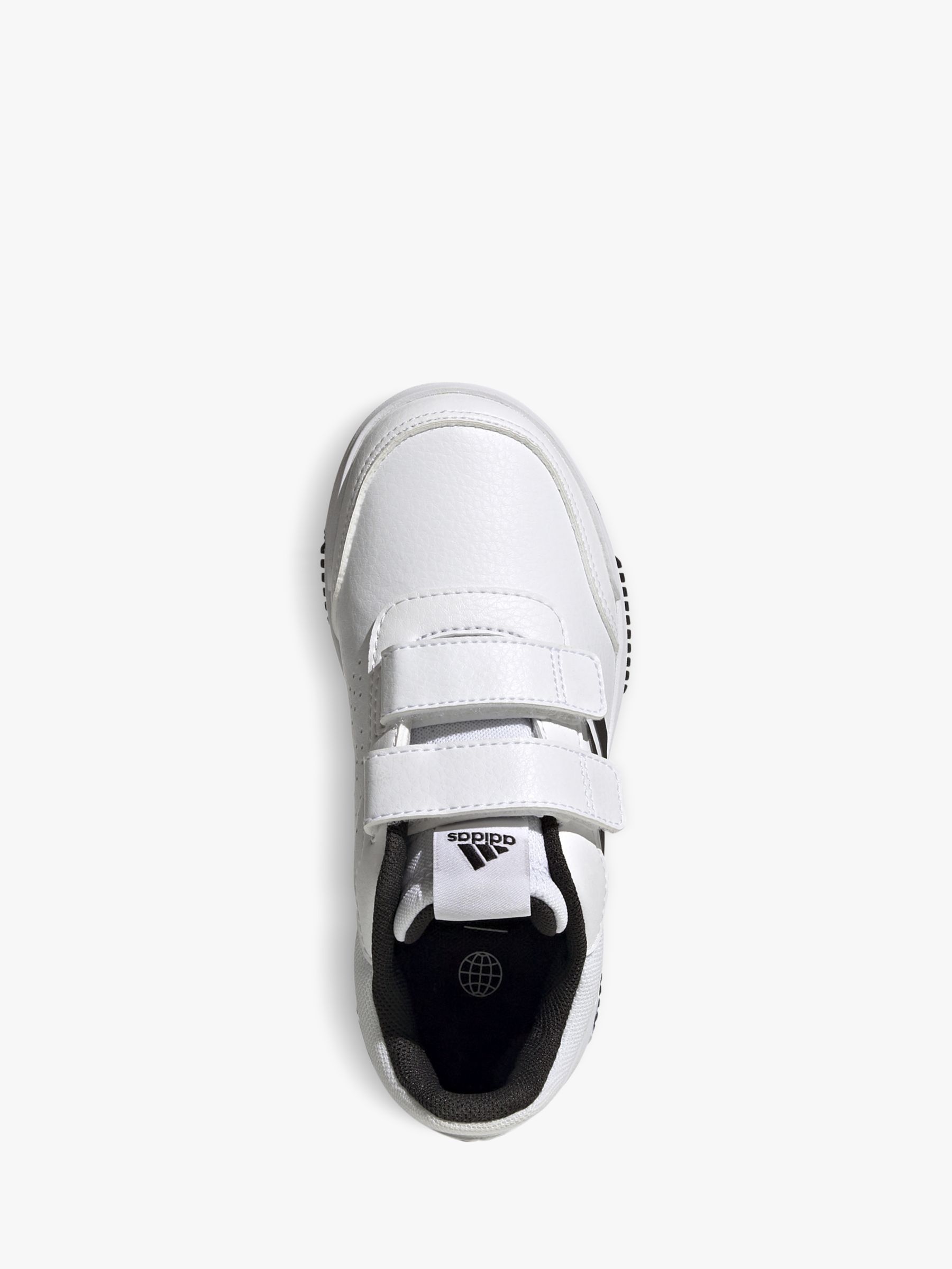 adidas Kids' Tensaur Sport Riptape Running Shoes, Cloud White/Core Black/Core Black, 10 Jnr