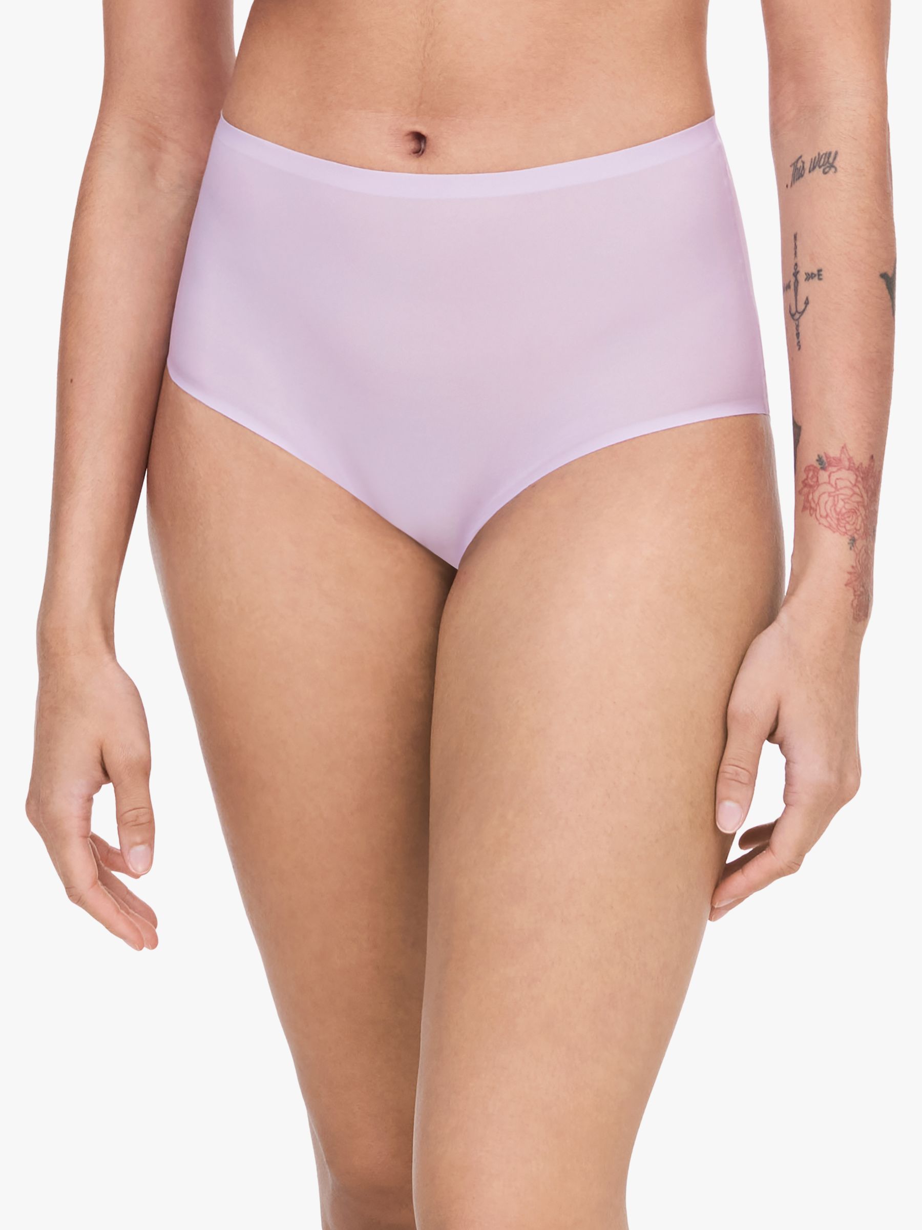 Chantelle Soft Stretch High Waisted Knickers, Lavender at John