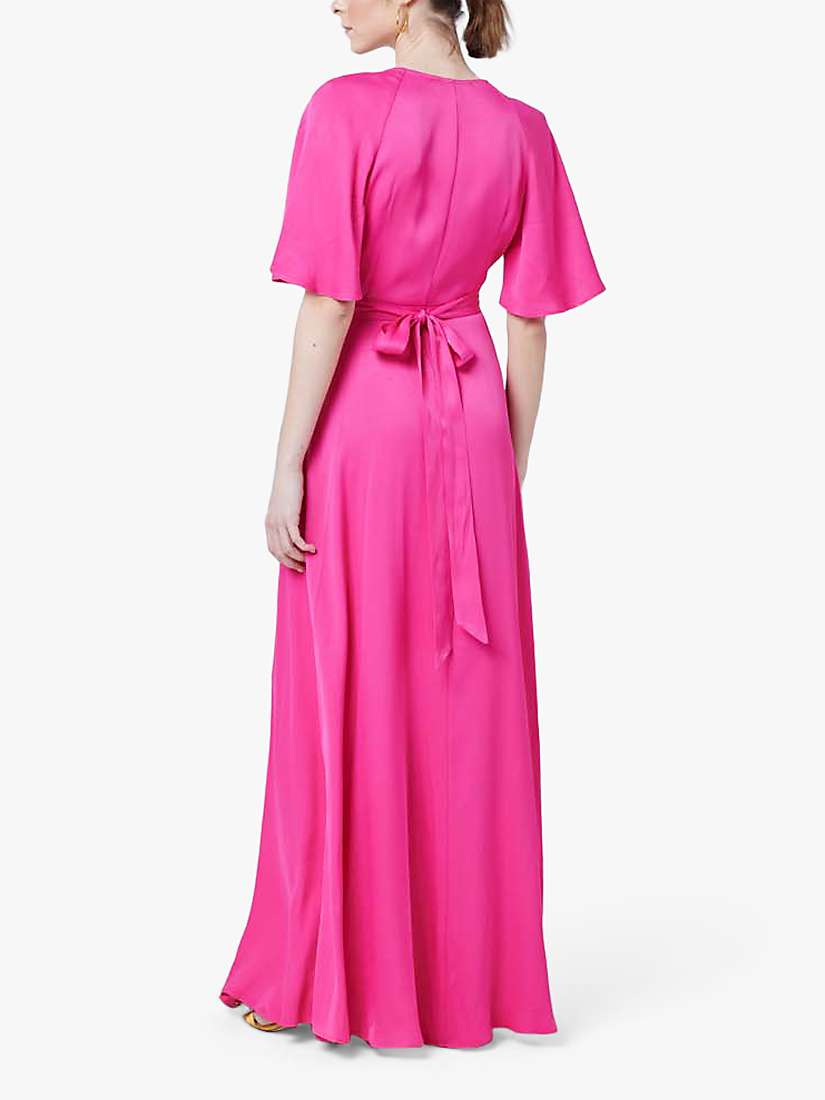 Buy Maids to Measure Margot Belted Maxi Dress, Hot Pink Online at johnlewis.com