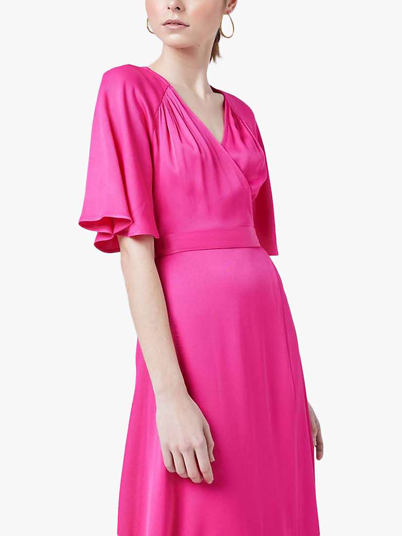 Buy Maids to Measure Margot Belted Maxi Dress, Hot Pink Online at johnlewis.com