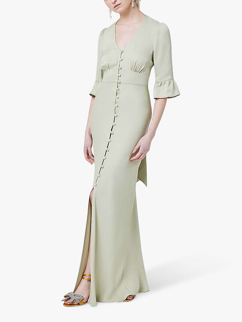 Buy Maids to Measure Daphne Maxi Dress, Sage Green Online at johnlewis.com
